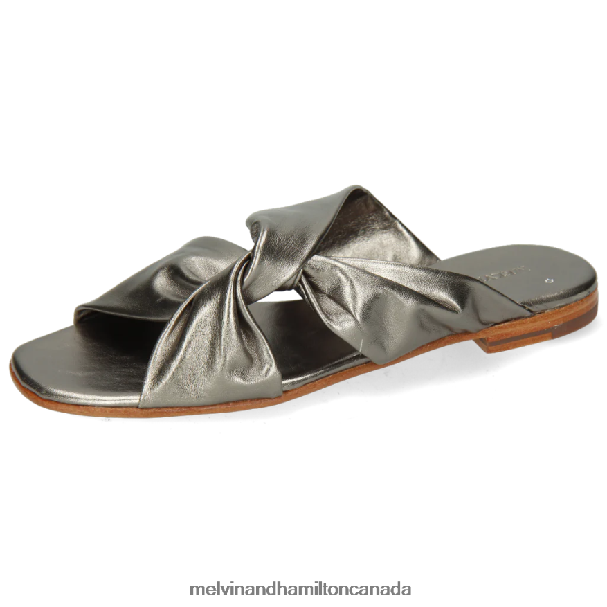 Women Melvin & Hamilton Silver Elodie 35 Mules P4V68P1725