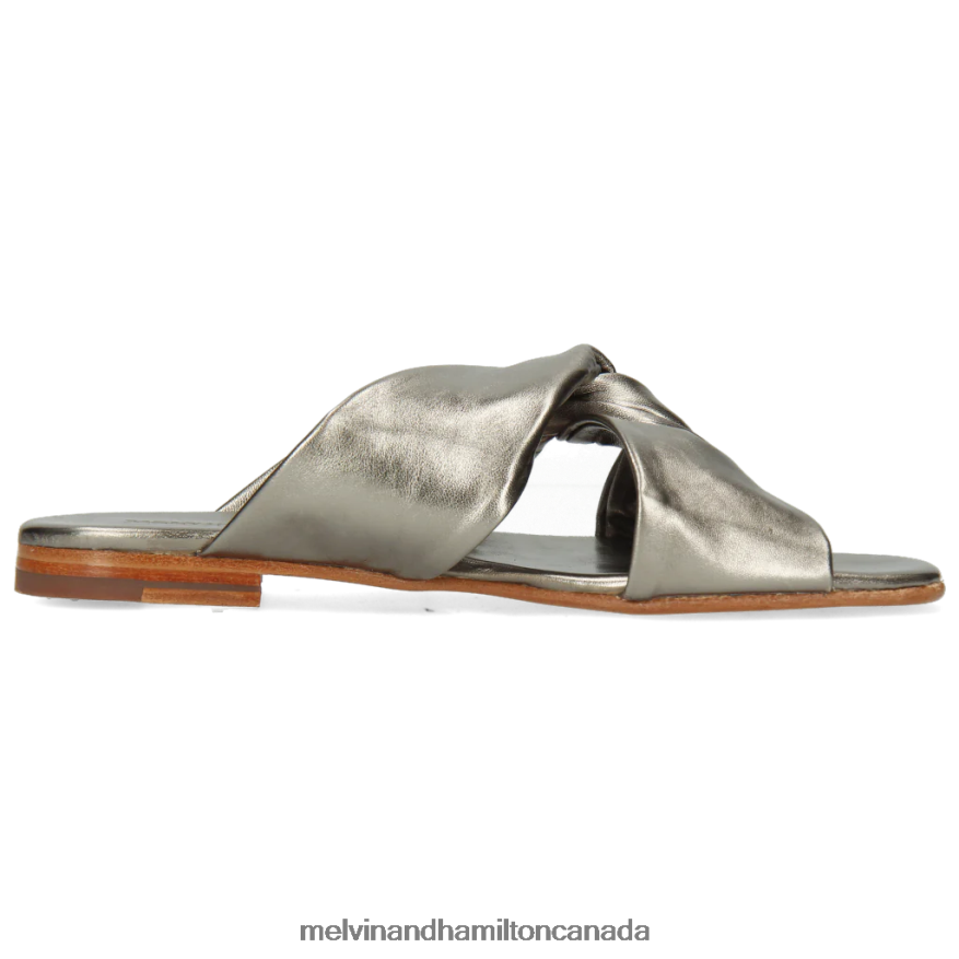 Women Melvin & Hamilton Silver Elodie 35 Mules P4V68P1725