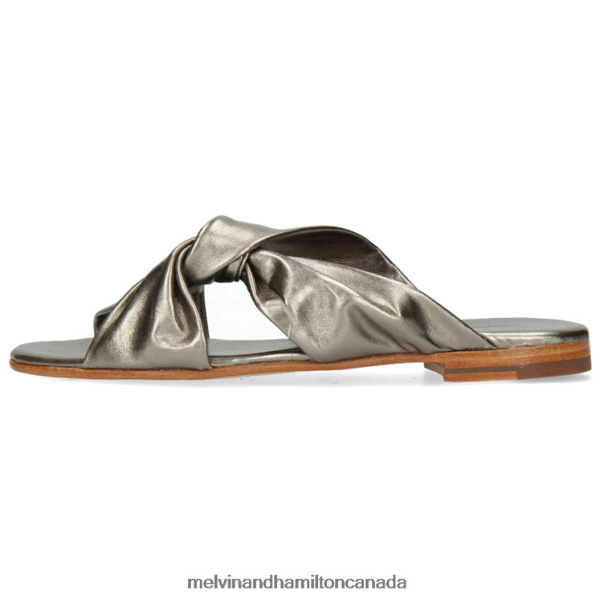 Women Melvin & Hamilton Silver Elodie 35 Mules P4V68P1725