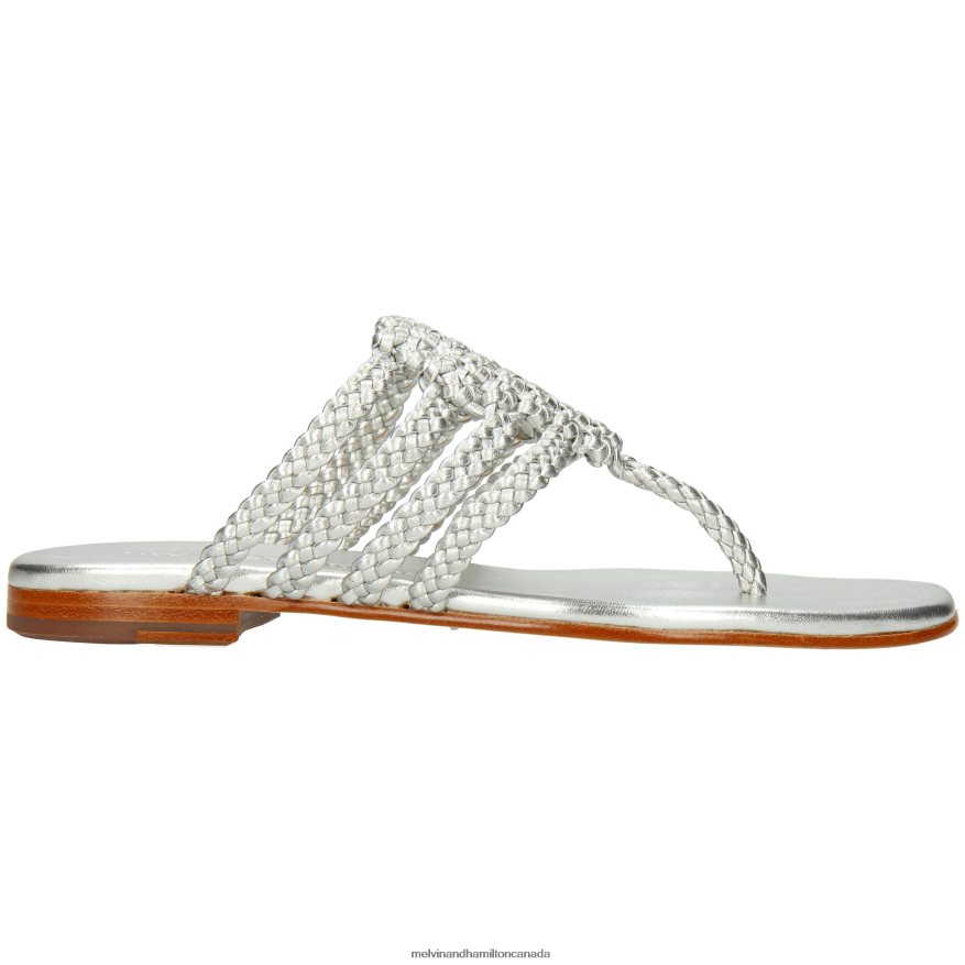 Women Melvin & Hamilton Silver Elodie 61 Mules P4V68P1566