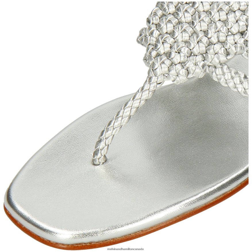 Women Melvin & Hamilton Silver Elodie 61 Mules P4V68P1566