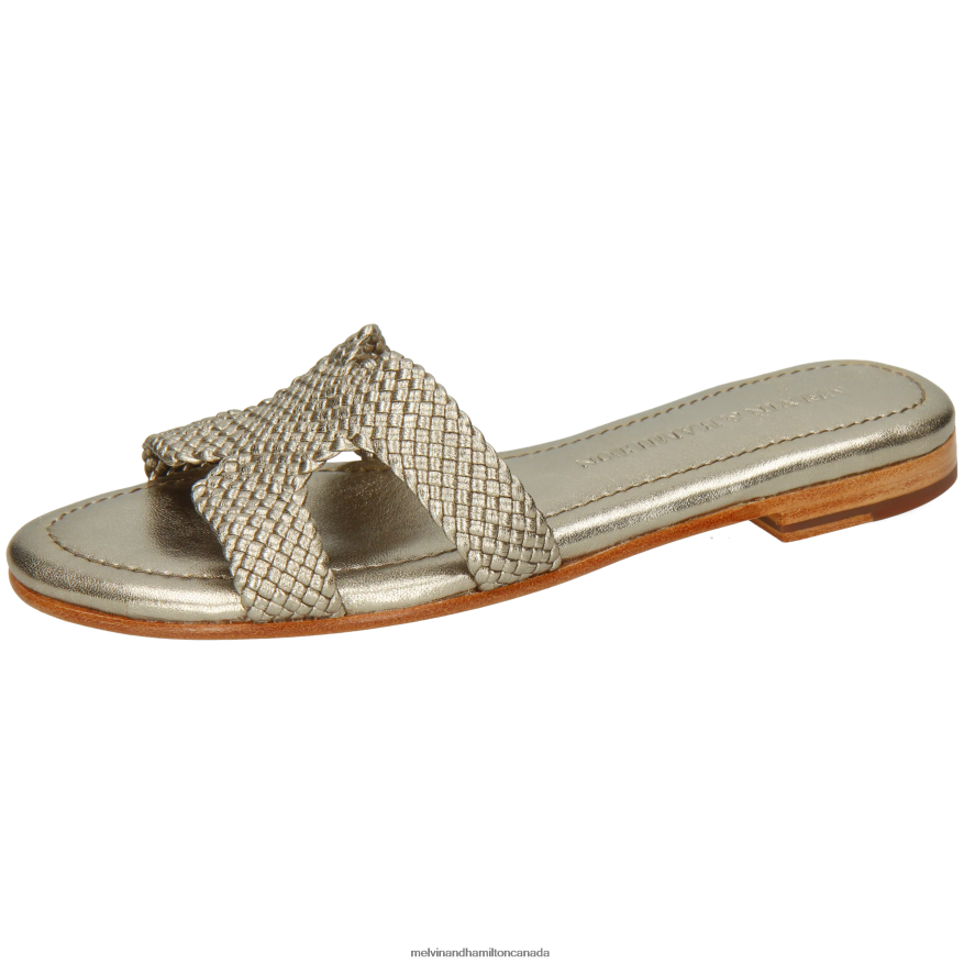Women Melvin & Hamilton Silver Hanna 83 Mules P4V68P1627