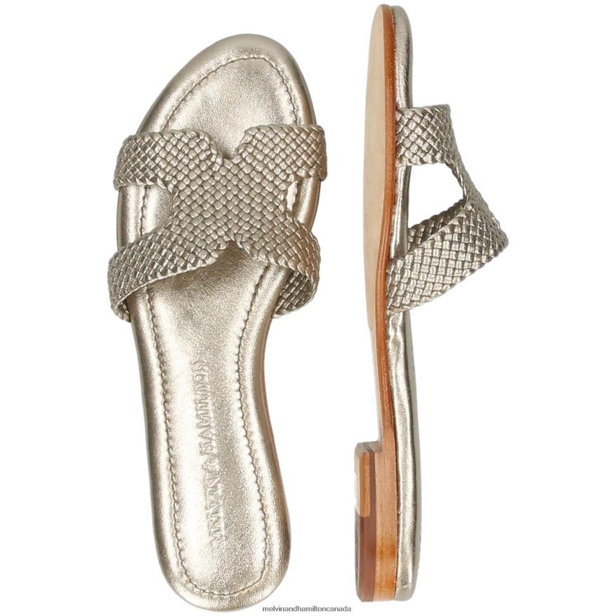 Women Melvin & Hamilton Silver Hanna 83 Mules P4V68P1627