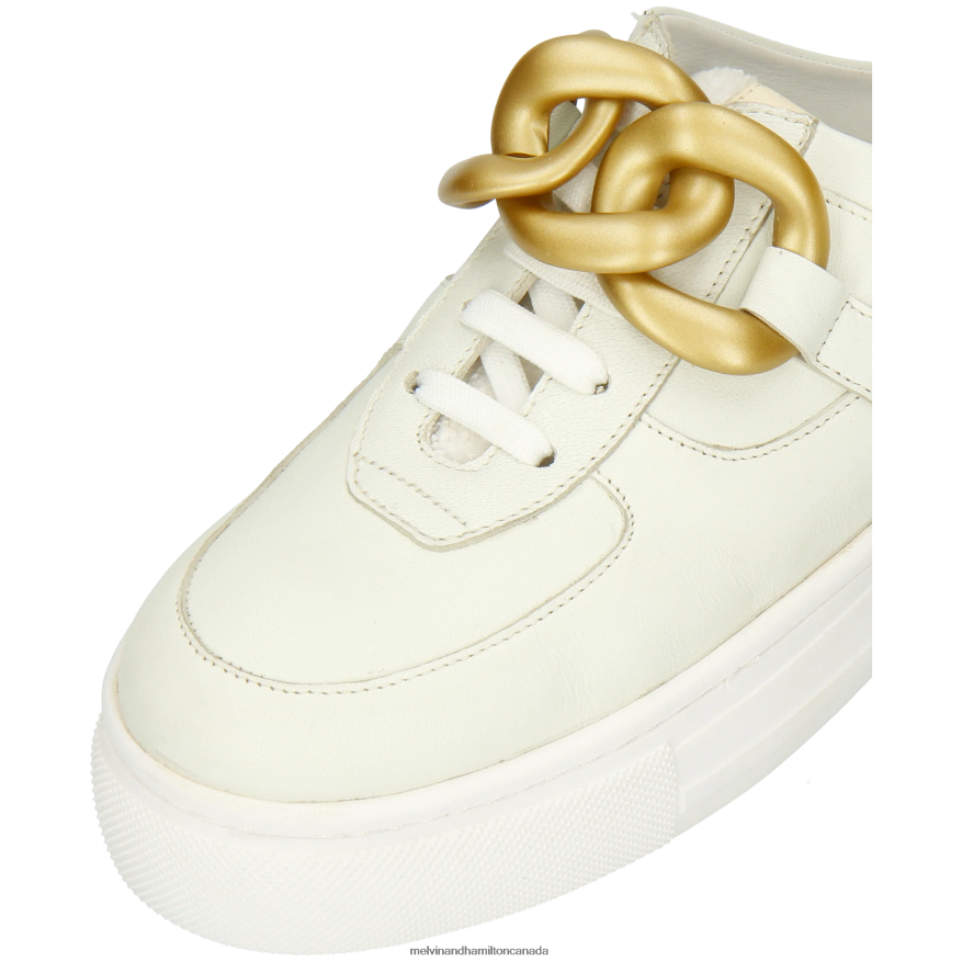 Women Melvin & Hamilton White Amber 24 Mules P4V68P1591