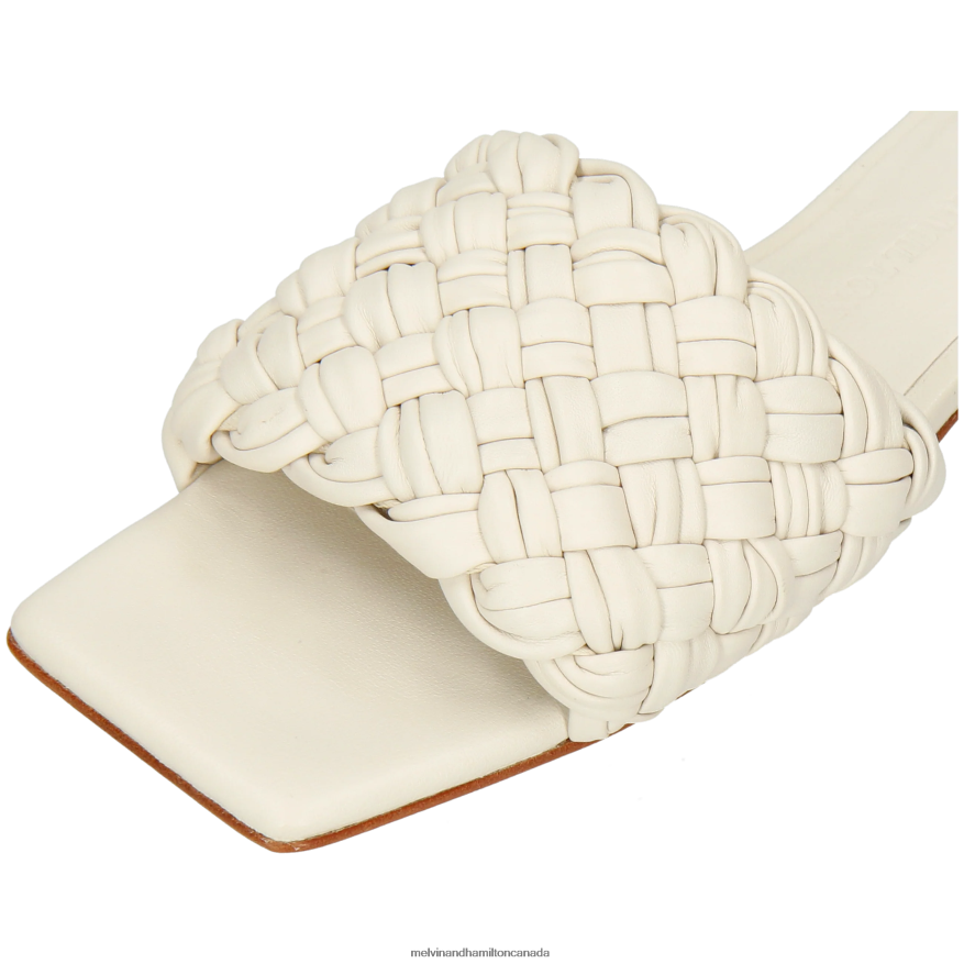 Women Melvin & Hamilton White Eglantine 1 Mules P4V68P1533