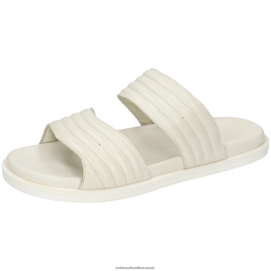 Women Melvin & Hamilton White Wilma 38 Mules P4V68P1714