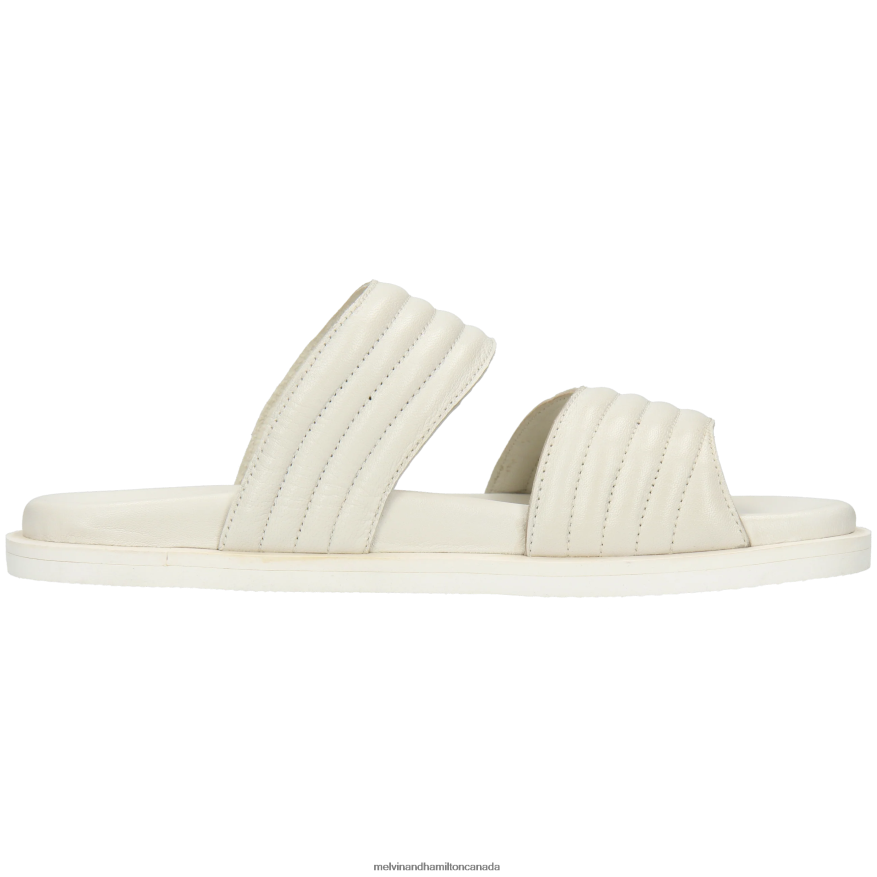 Women Melvin & Hamilton White Wilma 38 Mules P4V68P1714