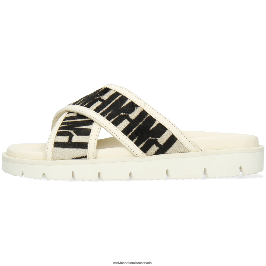 Women Melvin & Hamilton White Wilma 9 Mules P4V68P1657