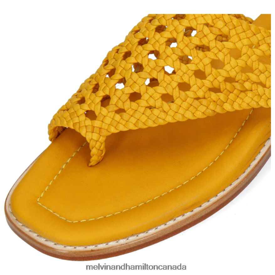 Women Melvin & Hamilton Yellow Elodie 16 Mules P4V68P1731