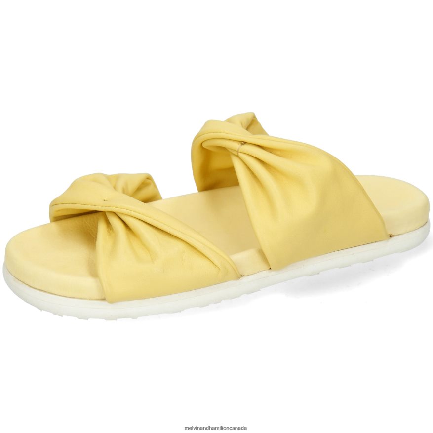 Women Melvin & Hamilton Yellow Wilma 16 Mules P4V68P1584