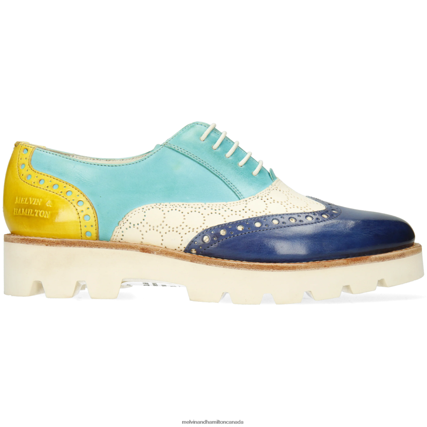 Women Melvin & Hamilton Multi Selina 24 Oxford Shoes P4V68P1261