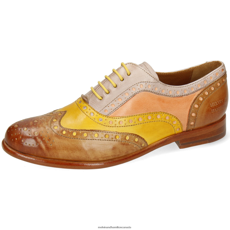 Women Melvin & Hamilton Multi Selina 30 Oxford Shoes P4V68P1291