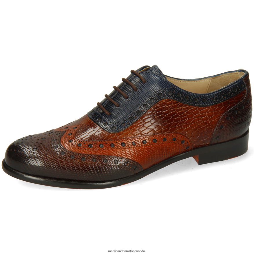 Women Melvin & Hamilton Multi Selina 56 Oxford Shoes P4V68P1263