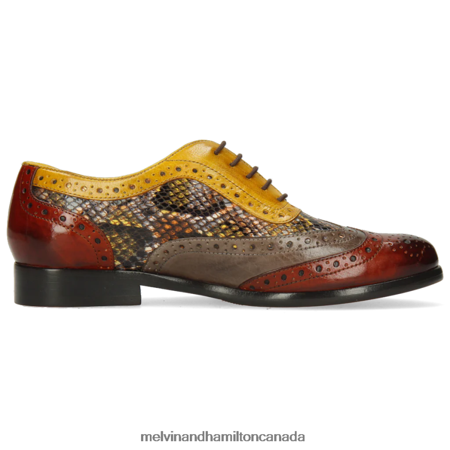 Women Melvin & Hamilton Multi Selina 56 Oxford Shoes P4V68P1288