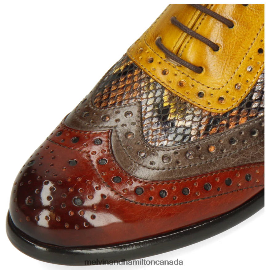 Women Melvin & Hamilton Multi Selina 56 Oxford Shoes P4V68P1288