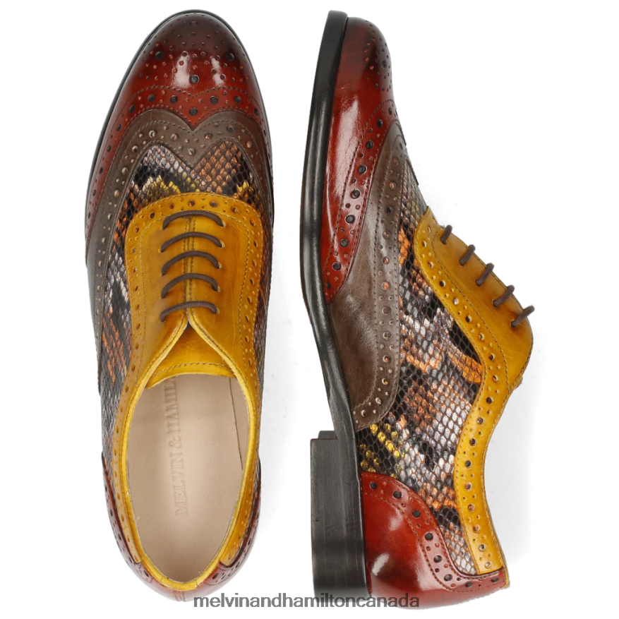 Women Melvin & Hamilton Multi Selina 56 Oxford Shoes P4V68P1288