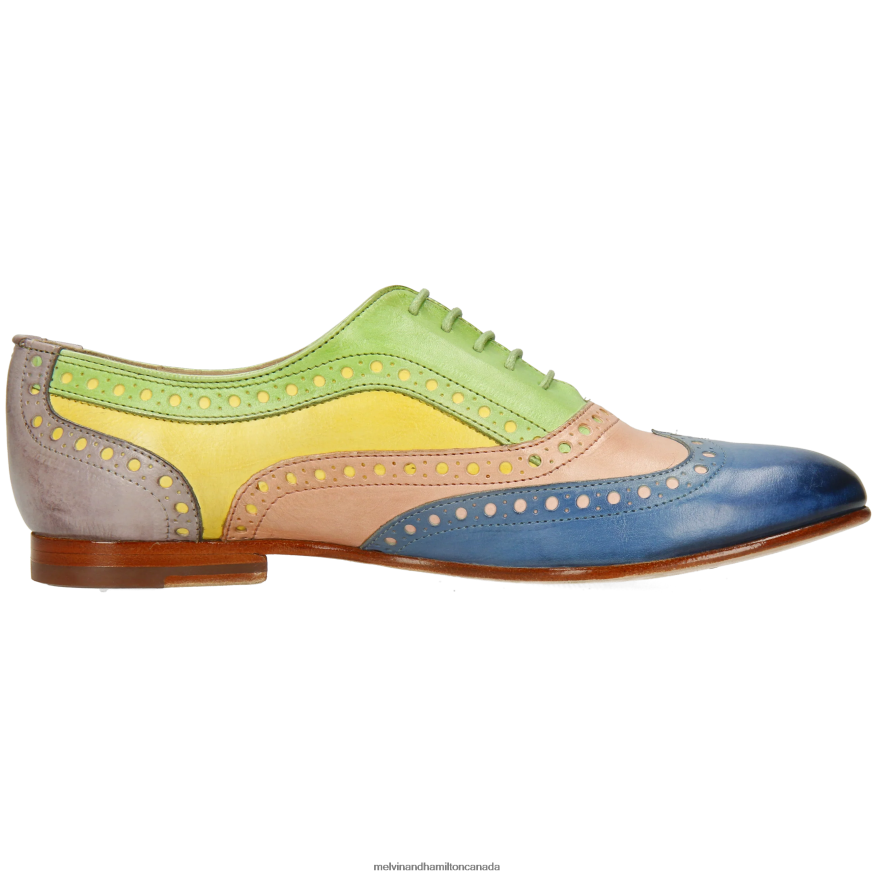 Women Melvin & Hamilton Multi Sonia 1 Oxford Shoes P4V68P1273