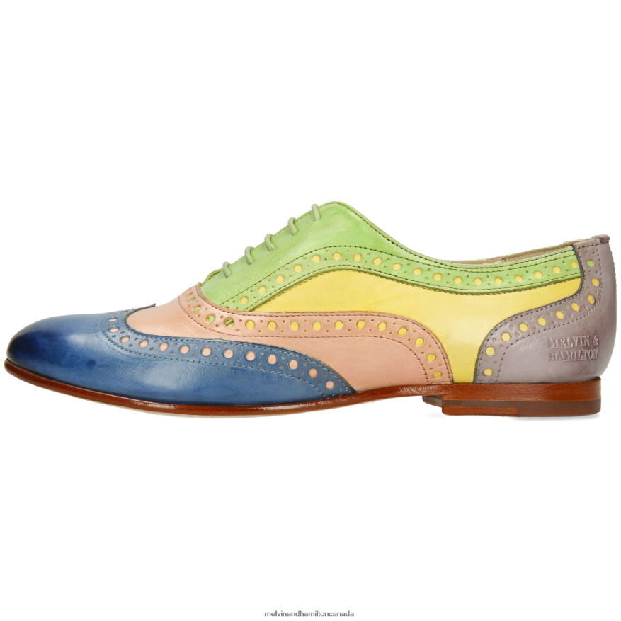 Women Melvin & Hamilton Multi Sonia 1 Oxford Shoes P4V68P1273