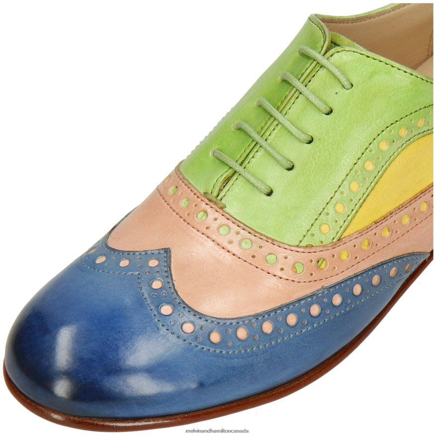 Women Melvin & Hamilton Multi Sonia 1 Oxford Shoes P4V68P1273