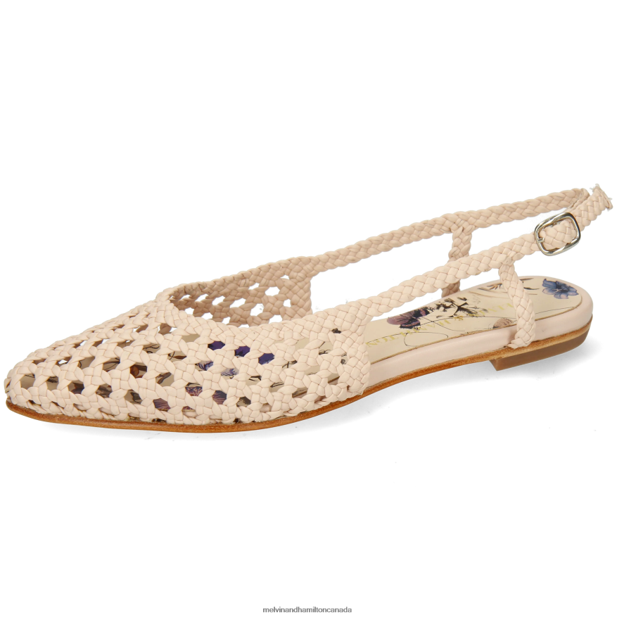 Women Melvin & Hamilton Beige Alexa 27 Sandals P4V68P1930