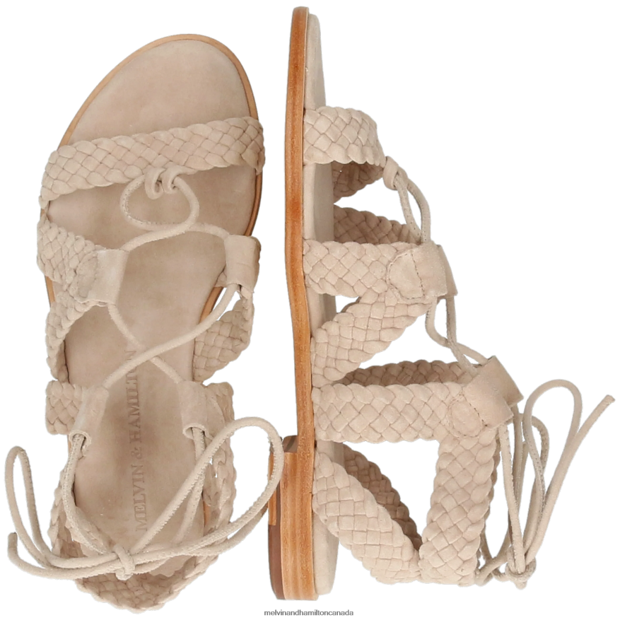 Women Melvin & Hamilton Beige Sandra 11 Sandals P4V68P1902