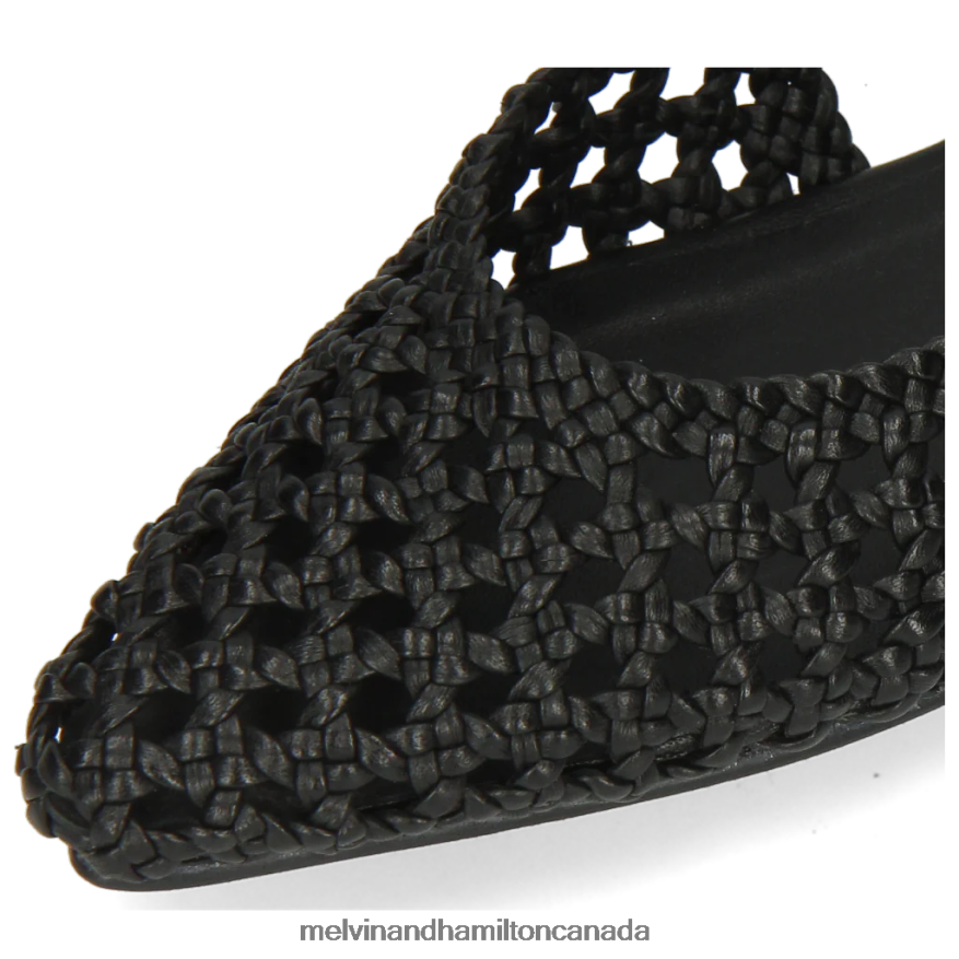 Women Melvin & Hamilton Black Alexa 27 Sandals P4V68P1918