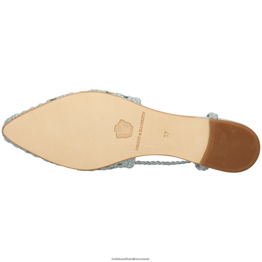 Women Melvin & Hamilton Blue Alexa 27 Sandals P4V68P1901