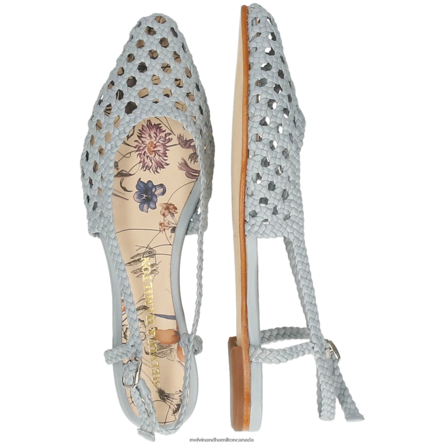 Women Melvin & Hamilton Blue Alexa 27 Sandals P4V68P1901