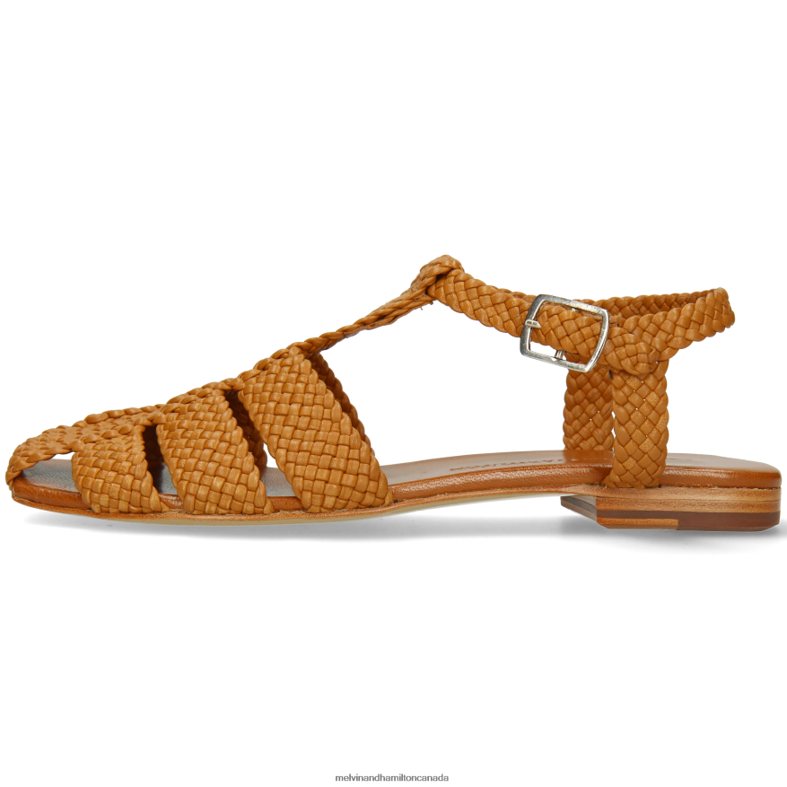 Women Melvin & Hamilton Brown Brooke 17 Sandals P4V68P1896