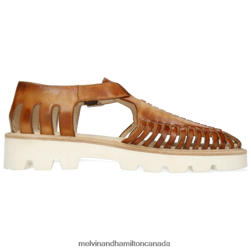 Women Melvin & Hamilton Brown Molly 17 Sandals P4V68P1936
