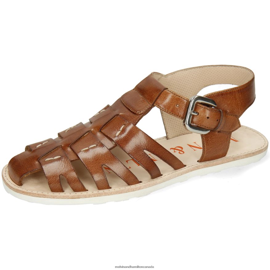 Women Melvin & Hamilton Brown Zoe 1 Sandals P4V68P1943
