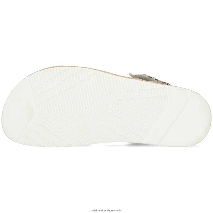 Women Melvin & Hamilton Grey Wilma 7 Sandals P4V68P1932