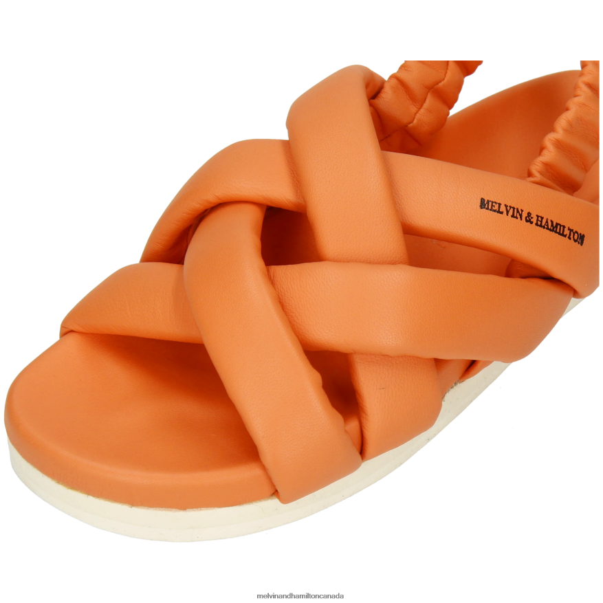 Women Melvin & Hamilton Orange Wilma 43 Sandals P4V68P1899