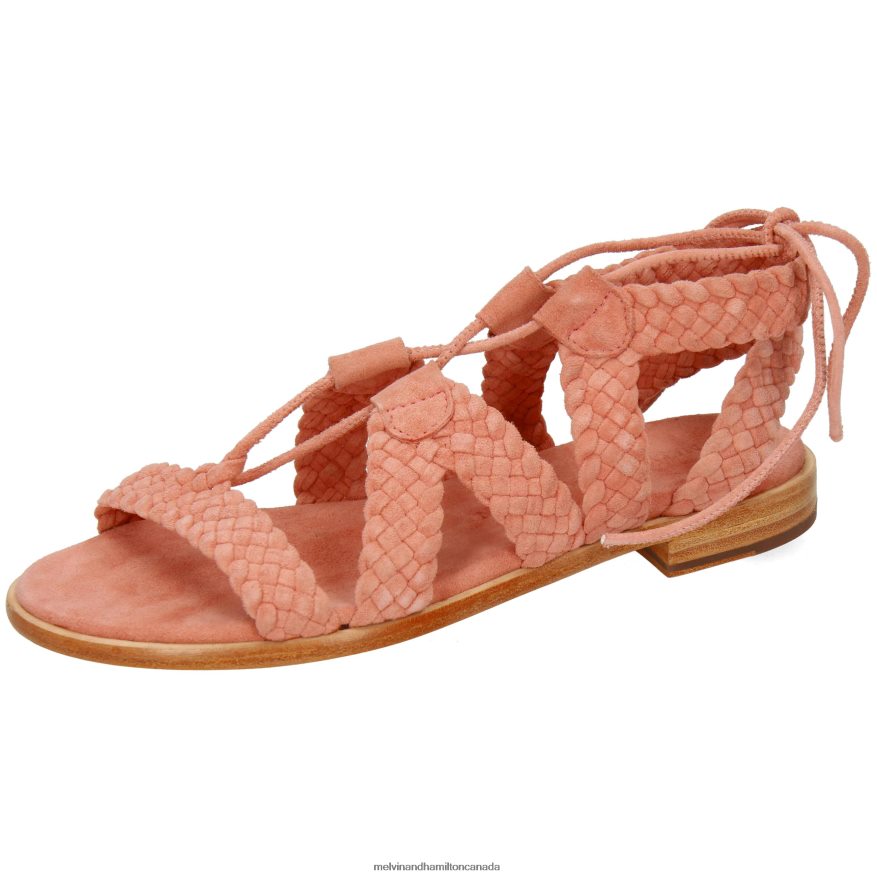 Women Melvin & Hamilton Pink Sandra 11 Sandals P4V68P1900