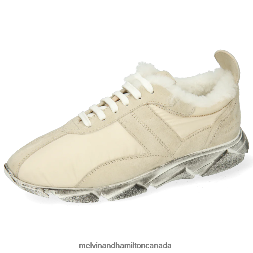 Women Melvin & Hamilton Beige Briana 1 Sneakers P4V68P1822