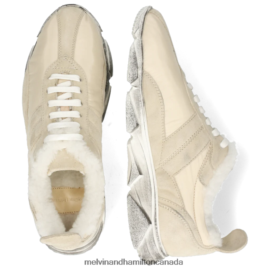 Women Melvin & Hamilton Beige Briana 1 Sneakers P4V68P1822