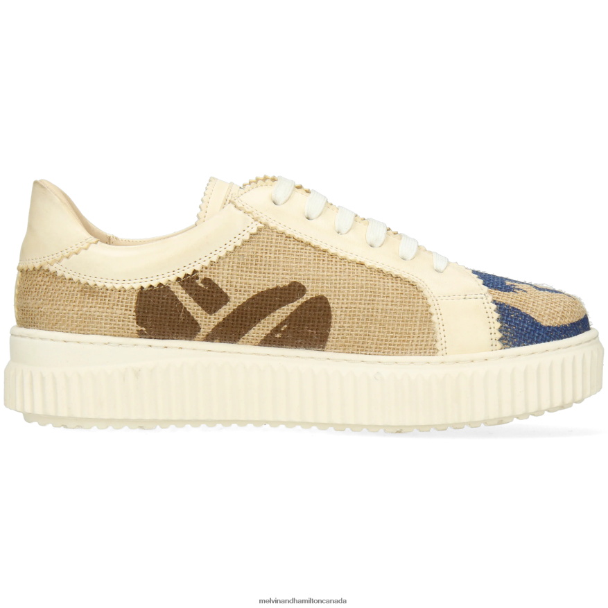 Women Melvin & Hamilton Beige Nuri 26 Sneakers P4V68P1787