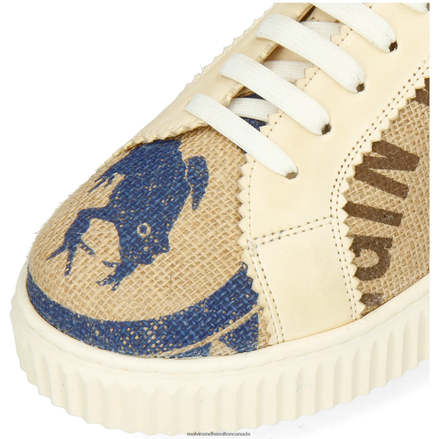 Women Melvin & Hamilton Beige Nuri 26 Sneakers P4V68P1787