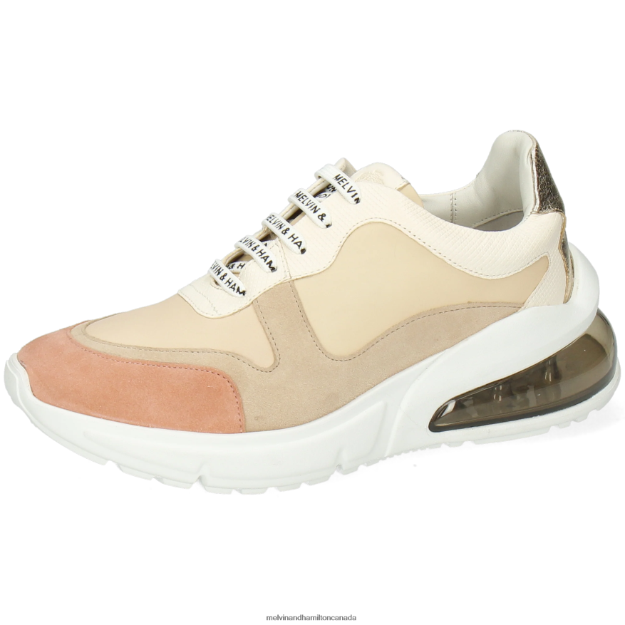 Women Melvin & Hamilton Beige Pamela 4 Sneakers P4V68P1817