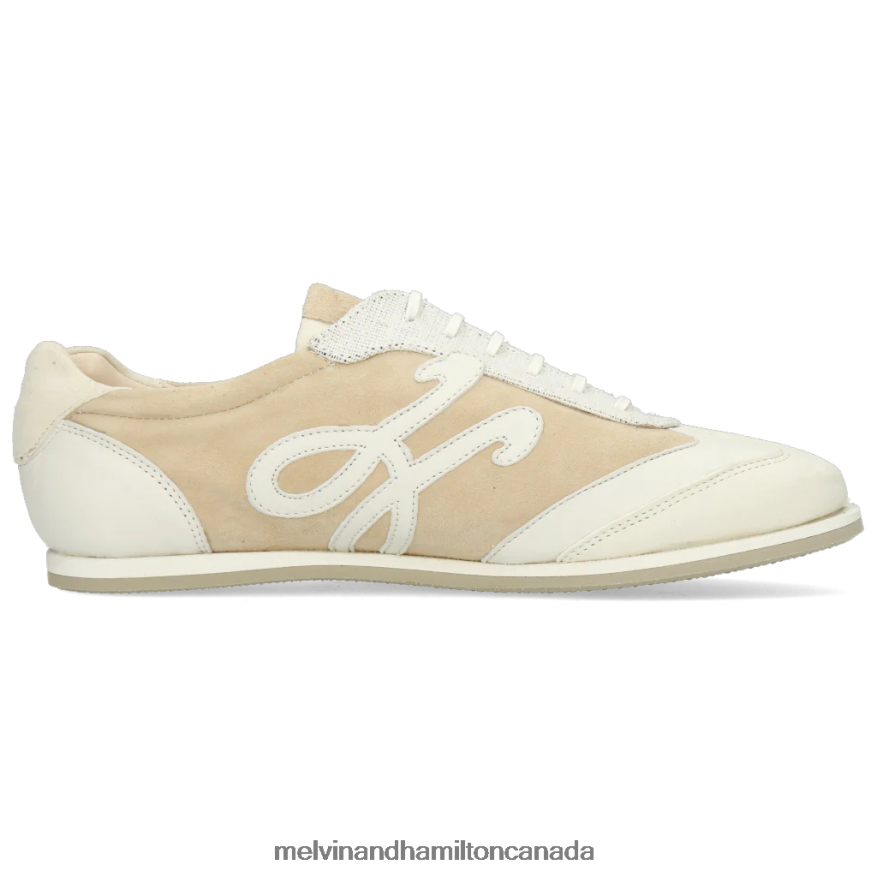 Women Melvin & Hamilton Beige Pearl 4 Sneakers P4V68P1861