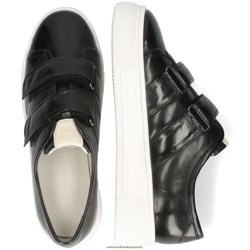 Women Melvin & Hamilton Black Amber 8 Sneakers P4V68P1872