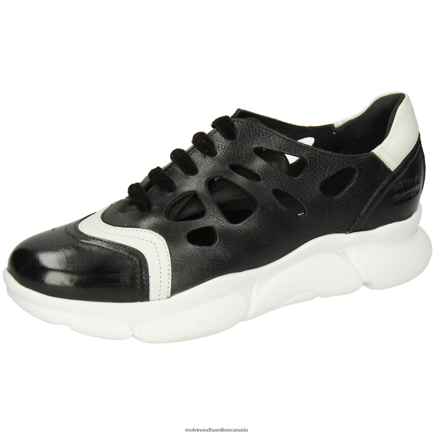 Women Melvin & Hamilton Black Avril 2 Sneakers P4V68P1842