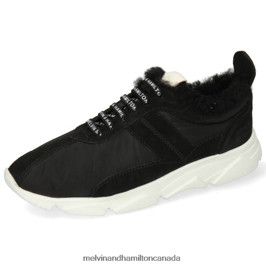 Women Melvin & Hamilton Black Briana 1 Sneakers P4V68P1820
