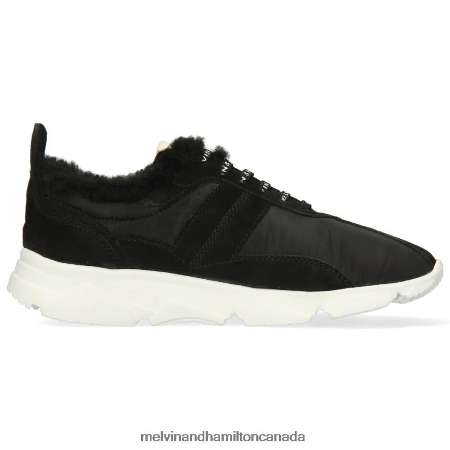 Women Melvin & Hamilton Black Briana 1 Sneakers P4V68P1820