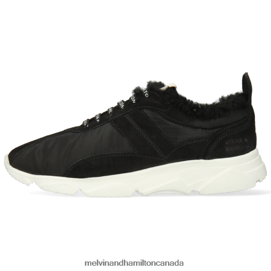 Women Melvin & Hamilton Black Briana 1 Sneakers P4V68P1820