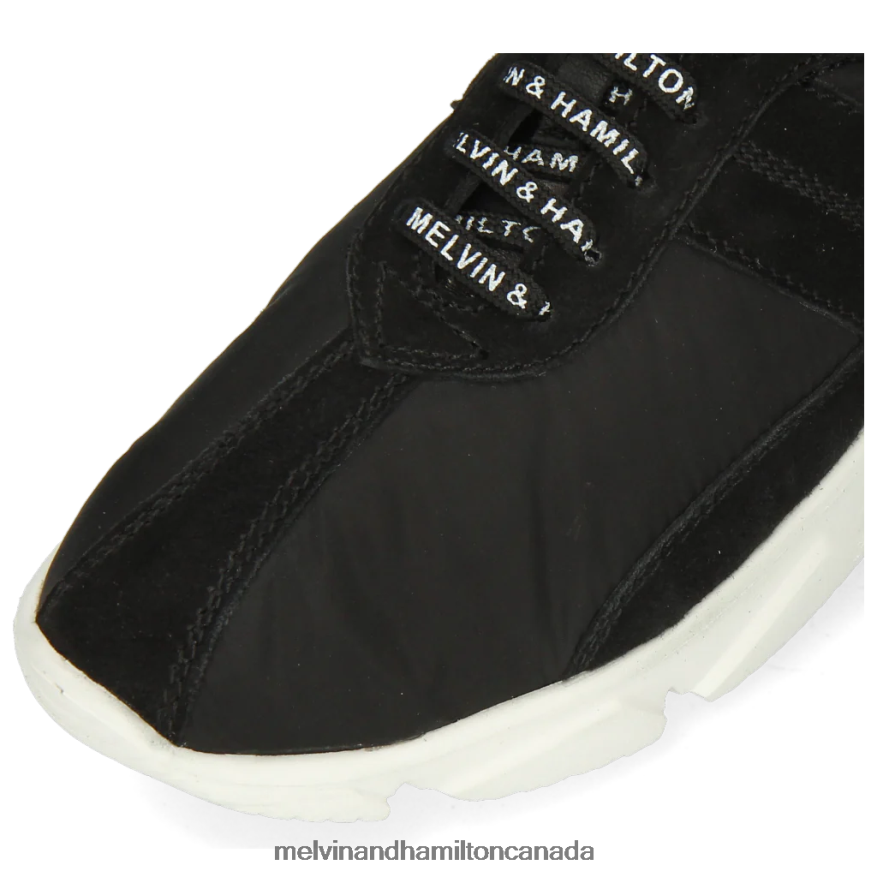 Women Melvin & Hamilton Black Briana 1 Sneakers P4V68P1820
