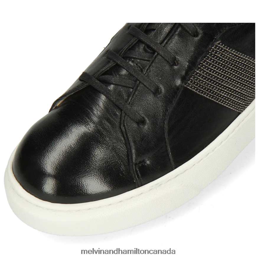 Women Melvin & Hamilton Black Hailey 17 Sneakers P4V68P1853