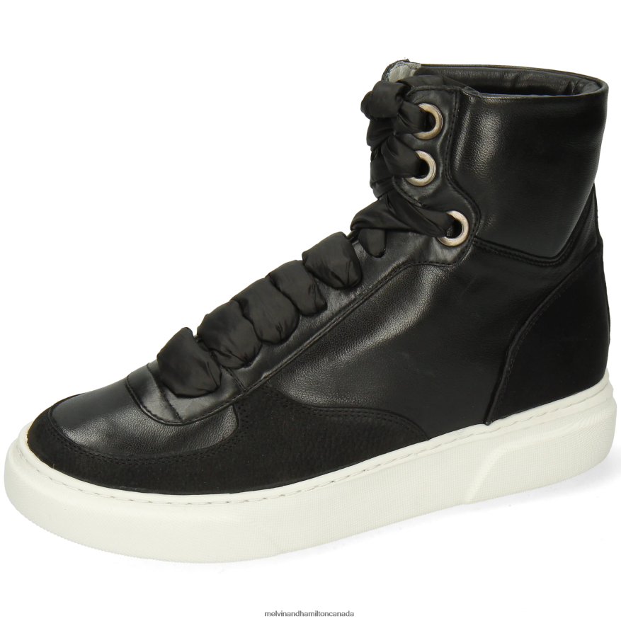 Women Melvin & Hamilton Black Hailey 25 Sneakers P4V68P1829