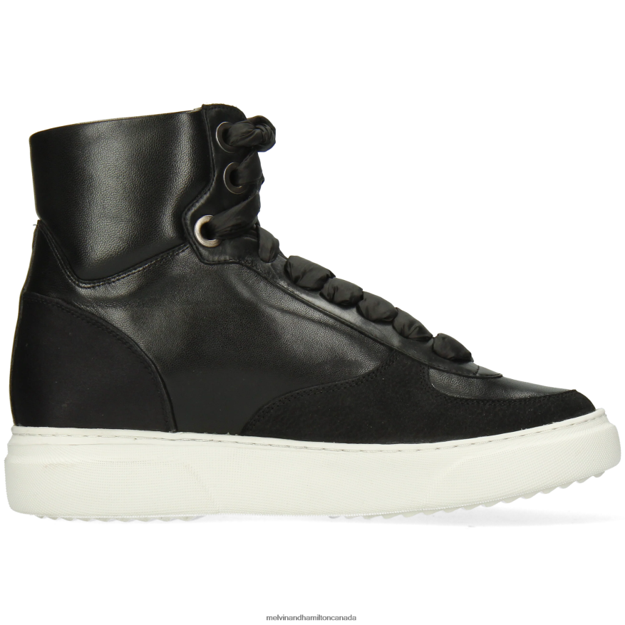 Women Melvin & Hamilton Black Hailey 25 Sneakers P4V68P1829