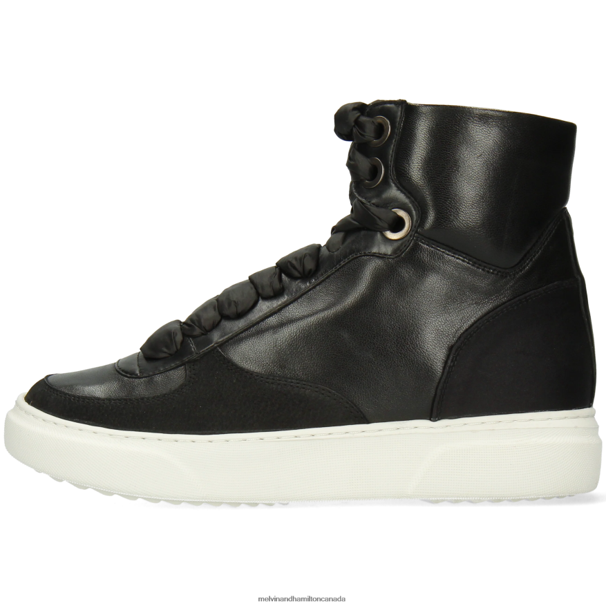 Women Melvin & Hamilton Black Hailey 25 Sneakers P4V68P1829